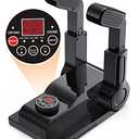 FORLIM [Upgraded Temperature Control] Boot Dryer for Work Boots - Shoe Dryer with 24-Hour Delay Timer, Portable Glove Dryer & Boot Warmer, Automatic Shut-Off Timer, Folding Design, Smart Panel, Black