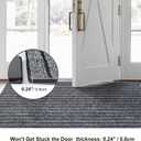 2' x 6' Runner Rugs with Rubber Backing, Outdoor Indoor Utility Non Slip Carpet Rug Runner for Hallway, Custom Size Area Rugs Mat for Entryway Balcony Patio Kitchen Garage Stair Laundry