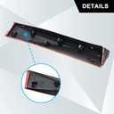 SecosAutoparts Rear Right Passenger Lower Door Trim Molding Fit for Subaru Forester 2014-2018 2.0L/2.5L H4 Lower Door Garnish Trim, Replace# 91112SG140 91112SG141 91112SG142