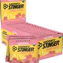 Honey Stinger Organic Pink Lemonade Energy Chew, Gluten Free & Caffeine Free, for Exercise, Running and Performance, Sports Nutrition for Home & Gym, Pre and Mid Workout, 21.6 Ounces (Pack of 12), BBD 06/11/2027