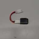 AMFRNE Adjustable 2-Pin Electronic LED Flasher Relay for Motorcycles Fix Turn Signal Hyper Flash, 2 Pin Adjustable Flash Rate Flasher Relay Wiring Connectors Kit for Bike Scooter, Direct Replacement