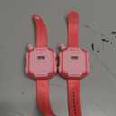 Toys for 3-12 Year Old Girls, Walkie Talkies Handsfree for Kids Rechargeable, Wearable Watch Style, Long Range for Indoor & Outdoor Play, Birthday Gifts for Girls (Pink)