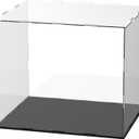 Clear Acrylic Display Case, 12 x 10 x 10 Inch Assembled Clear Acrylic Display Box Dustproof for Action Figures/Model/Statues/Collectibles/Doll/Toys/Home Storage