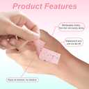 Lash Extension Tape, 1" X 9.85 Yd 6 Rolls Mixed Eyelash Tape Breathable Lash Extensions for Sensitive Skin Pain Free Removal