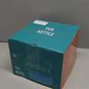 Tea Kettle, Vegoran 100 OZ / 3 Liter Whistling Tea Kettle, Tea Pots for Stove Top Food Grade Stainless Steel with Wood Pattern Folding Handle, Loud Whistle Kettle for Tea, Coffee, Milk (Green)