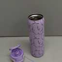 Ello Pop & Fill 22oz Stainless Steel Water Bottle with QuickFill Technology, Double Walled and Vacuum Insulated Metal, Leak Proof Locking Lid, Straw and Chug, Reusable, BPA Free, Take a Bow