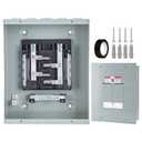 Circuit Breaker Panels 8 Space 125 Amp, 120V/240V Circuit Breaker Box with Main Lug Steel Enclosure for Sub Panel Applications Indoor Load Center