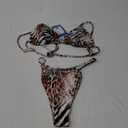 Women Two Piece Thong Bikini Set S