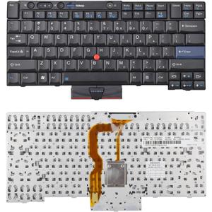 New Laptop Keyboard with Pointer Compatible with Lenovo ThinkPad T400S T410 T410S T410I T410SI T420 T420I T420S T510 T510I T520 W510 W520 X220 X220I X220S X220T US Layout Black