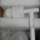 Floor Lamp with Linen Shade, Dimmable Tall Standing Lamp with Remote Control & 3 Color Temperatures, Modern Floor Lamps for Living Room Bedroom Office Corner, 9W LED Bulb Included (Beige)