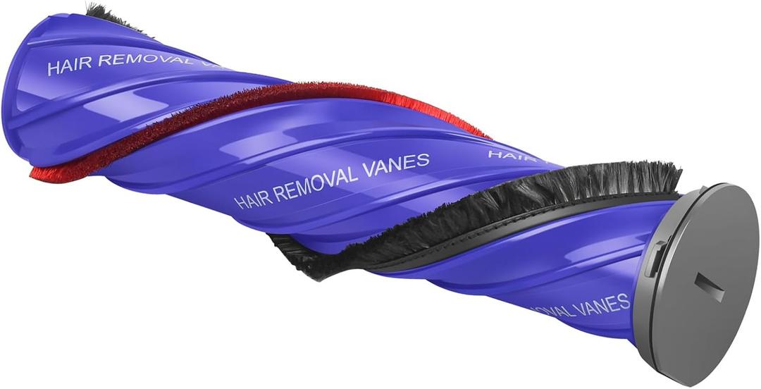 FUNTECK Brush Bar with End Cap Compatible with Dyson V11 V12 Motorbar Cleaner Head, Brush Roller Replaces Part Number 972182-01 and 972162-01