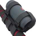 Portable Bike Golf-Cart Speaker Mount - Adjustable Strap Holder for JBL Flip 6 Charge 5 Series Bluetooth Speaker, Waterproof Holder for Railing or Handlebar of Bicycle, Scooter, utv, ATV, Motorcycle (Black Grained Max)