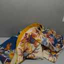 Boho Throw Blanket, 100% Cotton Ultra Soft Luxury Throw Rustic Quilt, 50"x60" Floral Bird Butterfly Farmhouse Decor Bed Blankets, All Season Rustic Reversible Bohemian Throw for Bed - Yellow