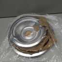 Kitchen Basics 101 Made in the USA 119204XZ Style B Chrome 4 Pack Drip Bowls 3 Small 6” and 1 Large 8” Replacement for GE WB31T10010 and WB31T10011