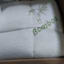 Mattress Topper Full Size, Cooling Extra Thick Breathable Viscose Made from Bamboo Mattress pad, Soft Quilted Fitted Mattress Cover with 1000 GSM Down Alternative Fill (8-21Deep Pocket)