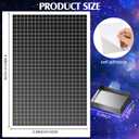 Self-Adhesive Mirrors Mosaic Tiles, 7200 Black Glass Pieces, 5 x 5 mm, Modern Style, Square Edge, DIY Craft Mirror Tiles