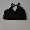 Aoxjox Women's Workout Sports Bras Twist Front Fitness Training Gym Bra Yoga Crop Lola Tank (Black, XL)