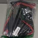 Unisex Ice Skate Bag with Adjustable Shoulder Strap - Breathable Oxford Cloth Skating Shoes Storage Bag (Black)