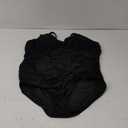 Aqua Eve Plus Size Swimsuit for Women Tummy Control One Piece Bathing Suit Vintage Swimwear (Black) 26W