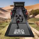 Dog Ramp for Car, Pawlify 71" x 17.3" Dog Ramps for Large Dogs with Anti-Pinch Handle and Anti-Slip Rug Surface, Folding Dog Ramp Up to 250LBS, Portable Dog Car Ramp for SUV, Trucks (71" L x 17.3" W)