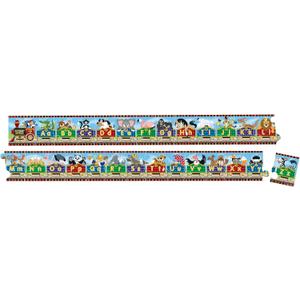 Melissa & Doug Alphabet Express Jumbo Jigsaw Floor Puzzle (27 pcs, 10 feet Long) - FSC Certified
