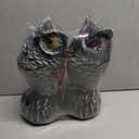 Hedoc 2 Pack Fake Owl Decoys to Scare Birds Away, Rotating Head Bird Deterrents, Nature Enemy Scarecrow Plastic Statues, Pest Repellent for Gardens and Patios (10+11 Inch)