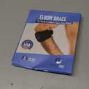 Fittest Pro Elbow Brace 2 Pack for Tennis & Golfer's Elbow Pain Relief (Black)