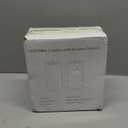 Flameless Flickering 4" x8" Real Wax Ivory Remote Candles with Candle Grease, Pack of 2 Timer LED Battery Operated Fake Warm Light Pillar Candles for Home, Banquet, Ceremony Decoration