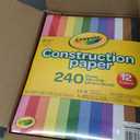 Crayola Construction Paper Bulk Pack (480 Sheets)  10 Assorted Colors, 9x12, Classroom Arts & Crafts Supplies for Kids, Art Paper for School Projects