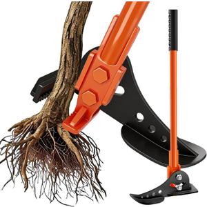 Heavy Duty Tree & Stump Puller Tool - High Strength Manganese Steel Uproot Tool for Sapling & Root Removal, Extracts 1/4" to 2 Woody Stems & Invasive Trees, Ideal for Lawn, Yard, Garden, Farm