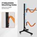 Freestanding Kayak Storage Rack, Adjustable Kayak Racks Outdoor with 4 Lockable Wheels, Kayak Stands Heavy Duty Storage for Kayaks, Canoes, SUP and Surfboards - 2 Kayaks