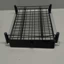 Coffee Pod Drawers, Crystal Tempered Glass Pod Holder Drawer Compatible with Nespresso Capsules, Holds Up to 40 Capsules, Size 14"x15.5"x4.5"