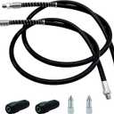 Neasyth 39in 6-Piece Grease Gun Hose Kit, Grease Gun Accessories Set Includes 2pcs 39" Flex Grease Hose Extension, 2pcs 4-Jaw Standard Grease Couplers and 2pcs Sharp Nozzles (1/8" NPT)