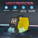 250A Gasless Flux Core MIG Welder 110V MIG Welder Flux MIG/Lift TIG/Stick 3 in 1 Welding Machine IGBT DC Inverter with Digital Display & Synergic Control