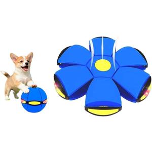 Magic Bouncing Ball Transforming LED Bouncing Ball & Flying Saucer with 6 Colorful Lights