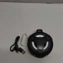 EBODA Bluetooth Shower Speaker, Portable Bluetooth Speakers, IP67 Waterproof Wireless Speaker with LED Light, Floating, 2000mAh, True Wireless Stereo for Kayak, Beach, Gifts for unisex -Black