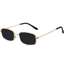 Rectangle Sunglasses for Women 90s Retro Small Narrow Square Frame UV400 Protection