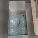 Vlando Jewelry Travel Case,Travel Jewelry Organizer with Clear Velvet Jewelry Bags 12Pcs Zipper Pouch for Women Girl Trendy Stuff Gift-Lake Blue