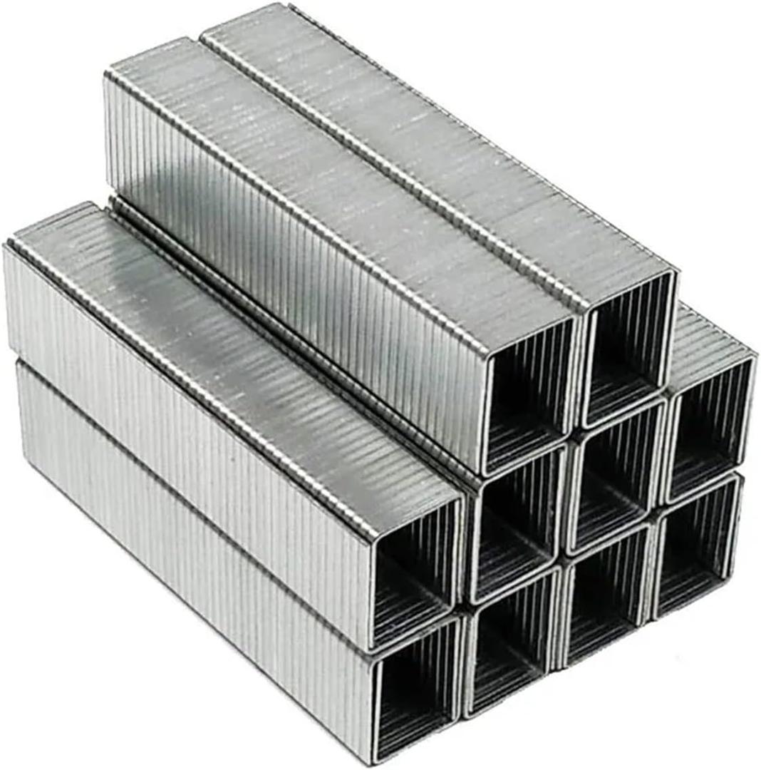 XiBany 4-14mm Narrow Crown Nails 1.2mm Thick Nail High Hardness Door Nails 4/25inch To 9/16inch for 3 In 1 Heavy Duty Staple Gun