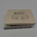 Monolike message card Mono cat - mix 40 cards, 20 envelopes pack, emotional and sophisticated mini cards