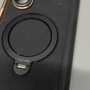 Magnetic for Samsung Galaxy Z Fold 7 Case Luxury Leather [Hinge Protection] Built-in [Screen Protector] [Fit for MagSafe] Zfold 7 Case with Kickstand & Ring Holder Black