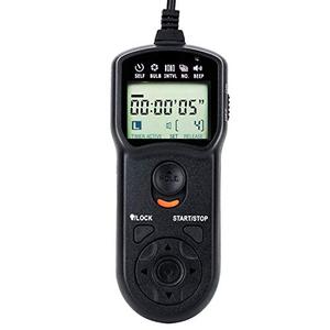 JJC Intervalometer Timer Remote Control Shutter Release for Canon EOS Rebel T6 T7 2000D 90D 80D 70D 77D T8i T7i T6i T6s SL3 SL2 T5i T4i EOS R R50V R6 Mark III II R6 R7 R8 R10 RP R100 M6 Mark II & More
