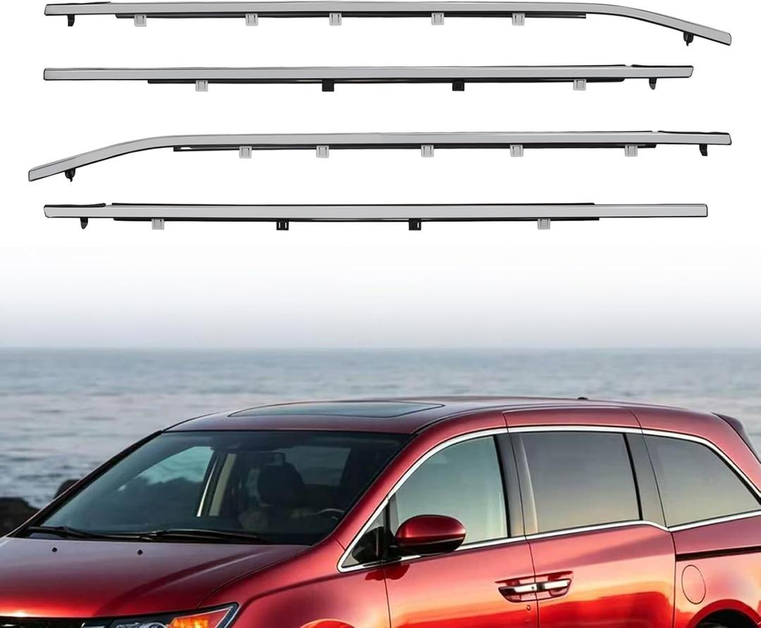 Window Molding Weatherstrip Trim Fit for Honda Odyssey 2011-2017