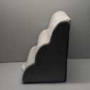 Dog Stairs for Small Dogs and Cats 3 Step Pet Ramp for Couch & Sofa, Non-Slip Dog Steps for Pets, Washable Cover, High-Density Support Foam for Easy Climbing, Light Grey