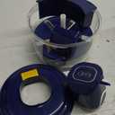 Electric Fruit Peeler Machine, Automatic Cherry Tomato, Grape, Garlic Skin Remover Tool, Blue, One-Click Operation, 200x220mm