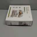 Seoneiro 2 Tier Corner Bathroom Counter Organizer, Cosmetic Skincare Organizer, Bathroom Countertop Perfume Tray Vanity Organizer, Kitchen Spice Corner Storage Shelf (Gold)