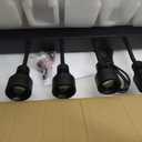 Pinspot Light Bar,6PC LED Pinspot Stage Lights Disco Ball Manual Zoom(15-60 Degree) 3200K Dimmable Warm White DMX Sound Activated Lights for Party Activities Live Show Concert Church Wedding