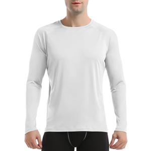 DAYOUNG Mens Zip Pullover UPF 50+ Sun Protection Long Sleeve Hiking Fishing Outdoors Performance T-Shirt (Medium)