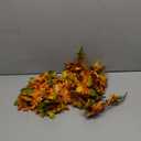 Lvydec 2 Pack Maple Leaves Fall Garland - 6.5ft/Strand Artificial Fall Foliage Garland Colorful Autumn Decoration for Home Wedding Party Thanksgiving