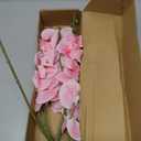 Light Pink Orchid Artificial Flowers, 27.95" Real Touch Fake Orchid Latex Realistic Flowers Phalaenopsis Branches for Home Party Wedding Bridal Shower Decoration, 3pcs Light Pink